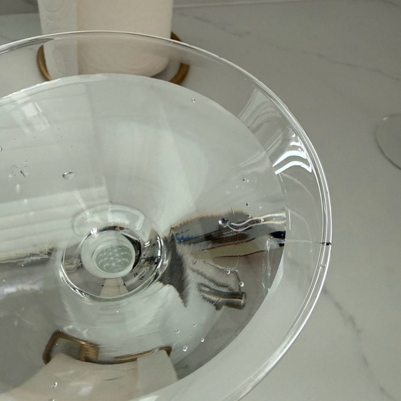 Elegant Clear Glass Martini Set - Picture 5 of 5